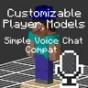 Minecraft Mod :  Customizable Player Models Simple Voice Chat compat